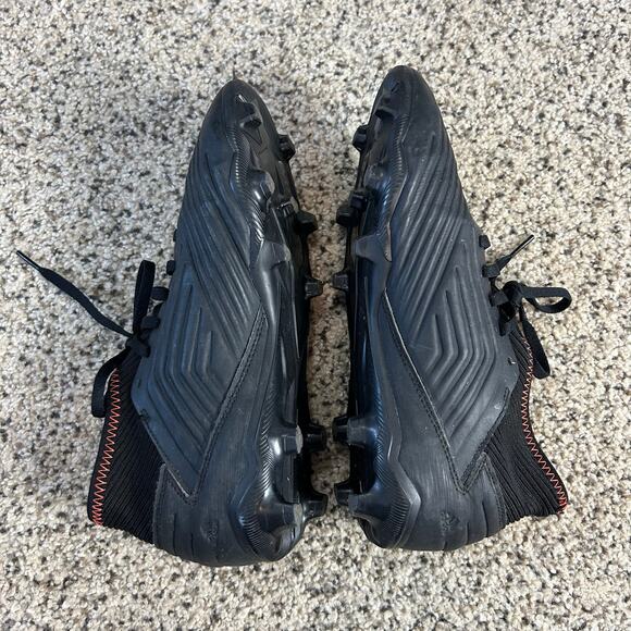 Adidas Predator Men's Soccer Cleats Size 6 Black Red 698007 - Picture 7 of 7